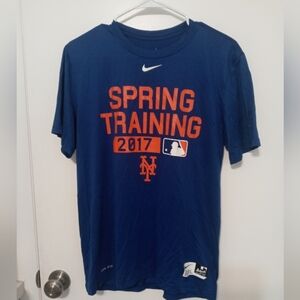 The Nike Tee BSBL Dri-Fit Athletic cut Auth. Collection Spring training 2017 NY